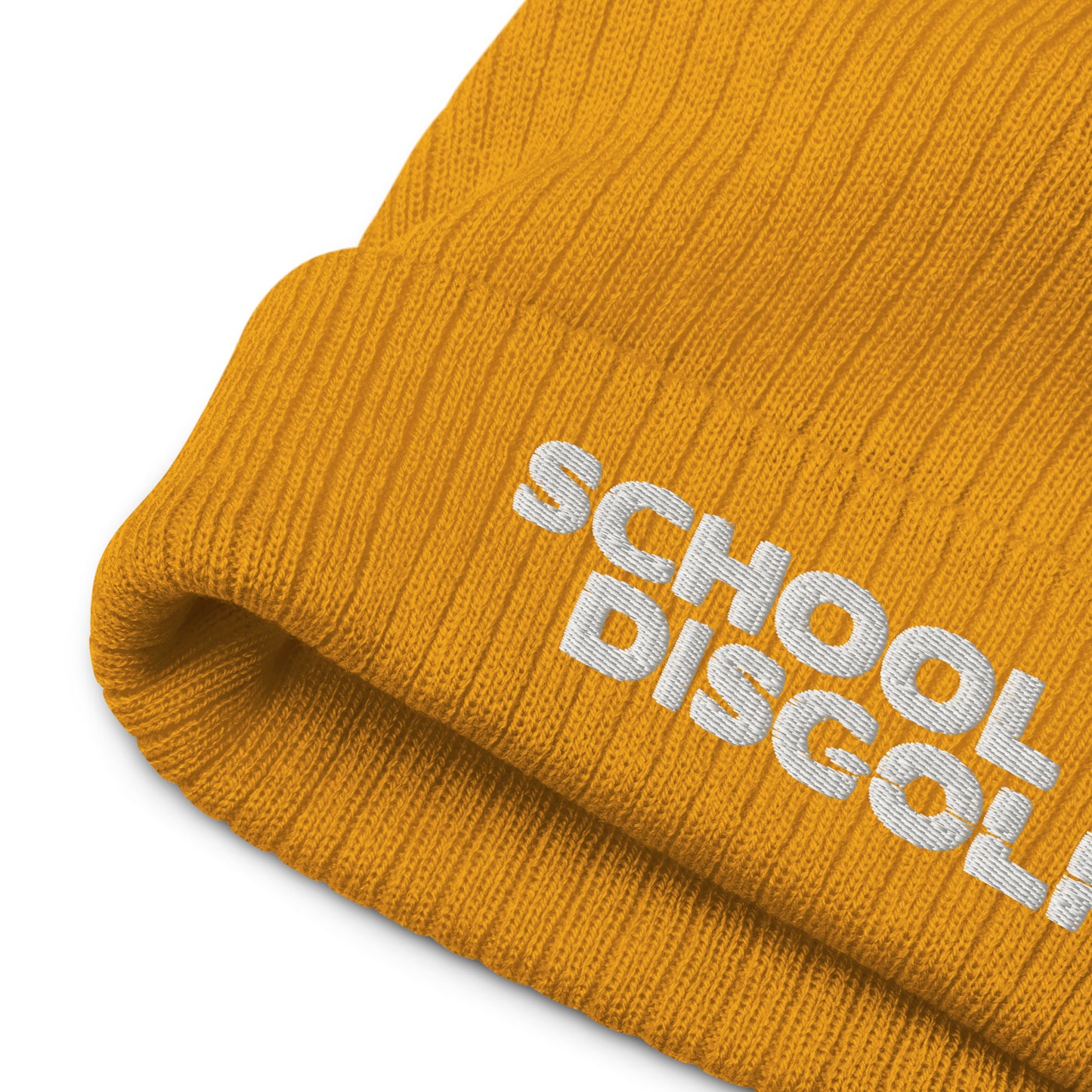Ribbed knit beanie