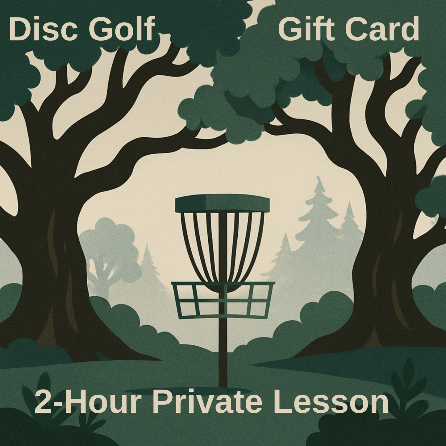 Gift Card for 2-hour Private Disc Golf Lesson