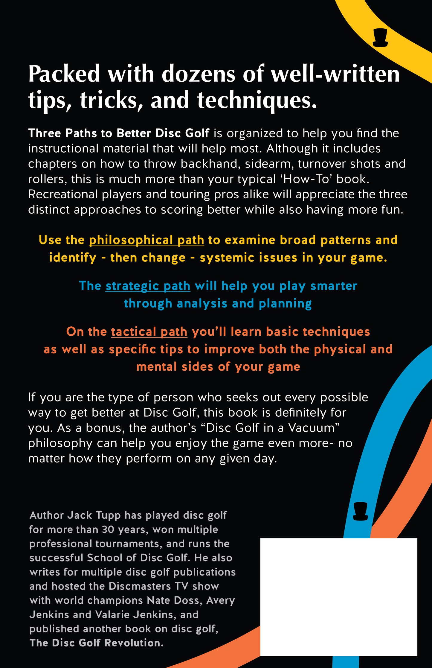Three Paths to Better Disc Golf author-signed paperback