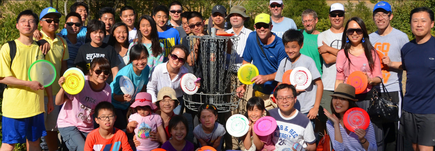 disc golf event for a church group