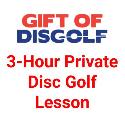 Gift Card for 3-hour Private Disc Golf Lesson