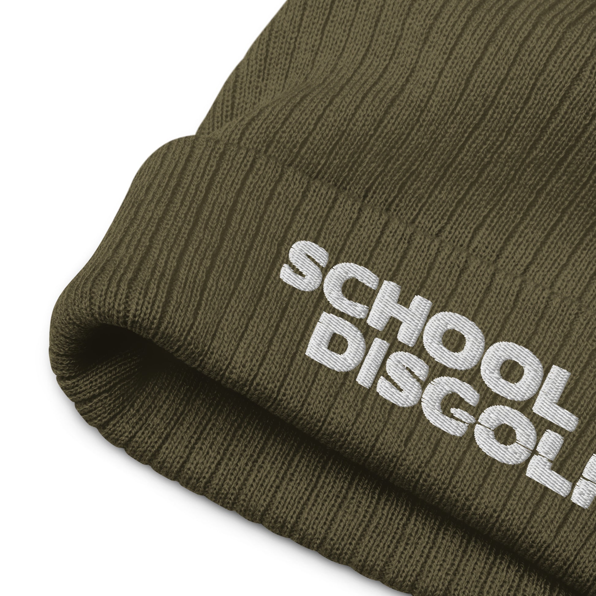 Green disc golf beanie